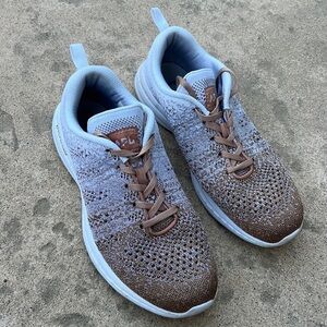 APL Women's Techloom Pro Rose Gold Ombre Running Tennis Sneakers Size 10